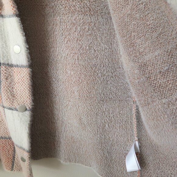 EUC RACHEL ZOE SUPER SOFT PLAID BUTTONED SHACKET SIZE M - Picture 8 of 13